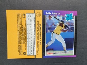 FELIX JOSE CARDS Your Pick TOPPS Fleer Donruss Score Upper Deck 1989 Rookie-1994