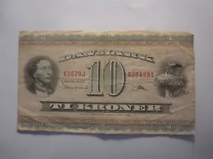 Dinamarca 1967 10 coronas, sufijo OJ - Imagen 1 de 2