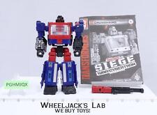 Crosshairs 100% Complete Transformers Siege WFC 2018 Hasbro Action Figure