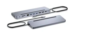 i-tec USB-C Metal Ergonomic 3x 4K Display Docking Station + Power Delivery 100 W - Foto 1 di 8