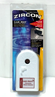 Zircon Leak Alert Electronic Water Detector Loud Alarm Floats & Signals For 72hr - Image 1 of 3