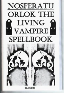 NOSFERATU: ORLOK THE LIVING VAMPIRE SPELLBOOK 72 page staple bound book dracula - Picture 1 of 1