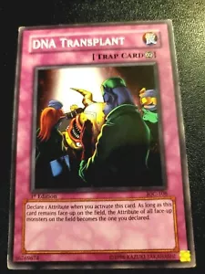 ¡YUGIOH VINTAGE! 1ª EDICIÓN TRASPLANTE DE ADN COMÚN COI-108 ¡COMO NUEVO SIN USAR! - Imagen 1 de 2
