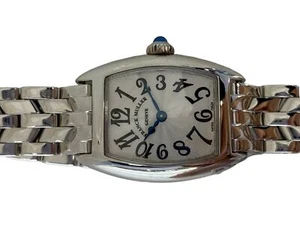 Franck Muller Curvex Lady ’S Orologio – Oro Bianco Custodia & Band, Argento Dial - Picture 1 of 5