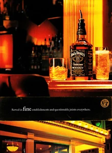 JACK DANIEL'S WHISKEY AD #48 RARE 2002 "SERVED IN FINE ESTABLISHMENTS..." - Picture 1 of 2