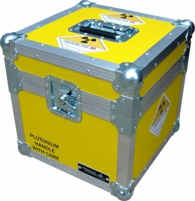 LP100 BTTF Record Vinyl Box Back To The Future Flight Case Storage Movie Prop - Image 1 of 2