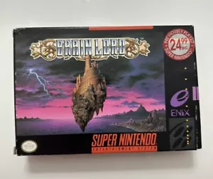 Brain Lord (SNES) Super Nintendo BOX ONLY - 1994 WEAR EXCELLENT - Picture 1 of 12