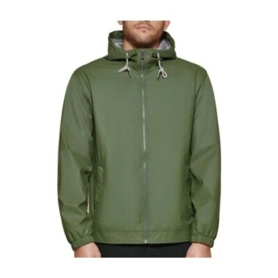Club Room Men's Rubberized Rain Hoodie/Windbreaker. New With Tags $125. XL - Image 1 of 4