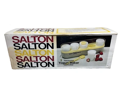 Винтажный Salton йогуртница термостат управляемая модель GM-5W *совершенно новый запечатанный * - Изображение 1 из 4