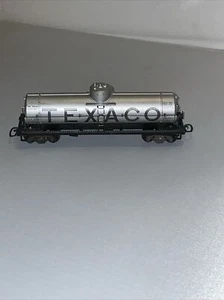 Texaco Oil Tanker Single Dome Ho Scale Model Train Metal Unbranded Vintage - Picture 1 of 1
