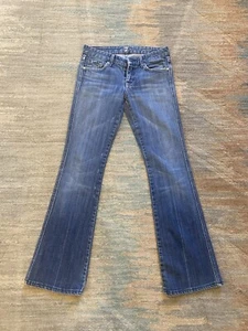 Women’s 7 Seven For All Man Kind Sz 26 “ A “ Pocket Bootcut Jeans Western Style - Picture 1 of 5