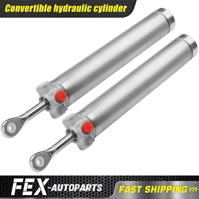 2pc Hydraulic Convertible Top Cylinder for Ford Mustang 1964-70 TC-44 Mercury Foto 1 de 4