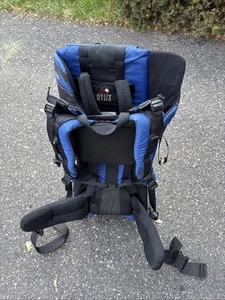 Kelty Kid's ELITE TREK Hiking Trek Carrier Aluminum Frame Backpack Black Blue. - Picture 1 of 6
