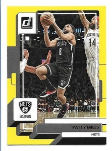Patty Mills 2022-23 Panini Donruss Yellow Flood #174 - Brooklyn Nets - Imagen 1 de 2