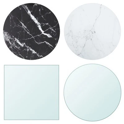 Tischplatte aus gehärtetem Glas rund Glastisch Glas Tisch Glasplatte Glasscheibe - Bild 1 von 4