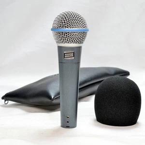 Micrófono dinámico Shure Beta 58 vintage primera generación usado con estuche - Imagen 1 de 8