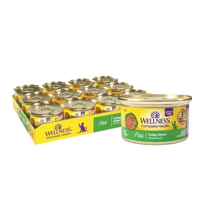 Wellness Complete Health Pate Adult Wet Cat Food, Natural, Protein-Rich, Grai... - Image 1 of 4
