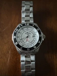 Invicta Pro Diver Men’s Watch Model 18239 Silver Blue - Picture 1 of 10