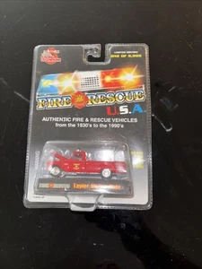 Racing Champions Fire & Rescue USA Taylor, MI Fire Dept. 1965 Ford F-100 Pickup - Picture 1 of 3