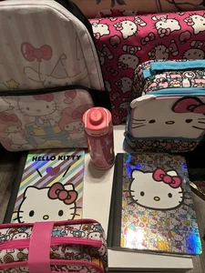 Hello Kitty School Supplies Lot - Picture 1 of 12