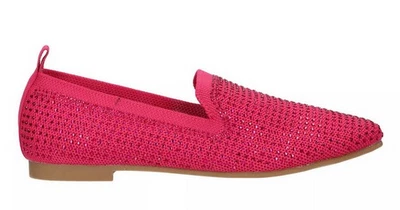 La Strada Halbschuh Pink Textil Mesh Slipper Mokassin Espadrilles 2021004 4532