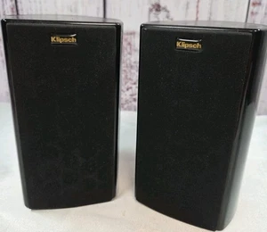 Klipsch HD Heimkino 500 schwarz kabelgebunden Satelliten Surround Lautsprecher funktioniert - Bild 1 von 5