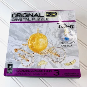 BePuzzled Original DELUXE 3D Crystal Puzzle - Cinderellas Carriage - 71 Pieces - Picture 1 of 4