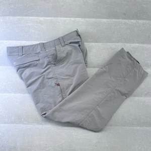 Pantalones elásticos Ascend para hombre 38x34 tecnología de senderismo carga gris nailon spandex cremallera - Imagen 1 de 6
