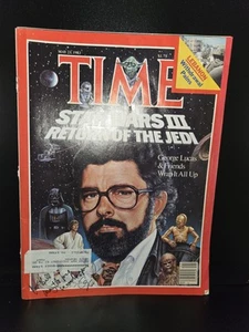 George Lucas Autographed Signed Time Magazine 1983 "May The Force Be With You" - Imagen 1 de 5