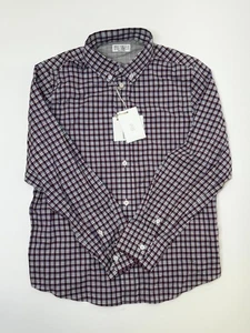 BRUNELLO CUCINELLI BOY'S 100% COTTON BUTTON DOWN PLAID SHIRT SIZE 12 KIDS $450 - Picture 1 of 4