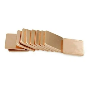 10 Pieces Thick Copper Hearsinks Cooling Copper Pad Shim laptop CPU 15*15*1mm F - Afbeelding 1 van 8