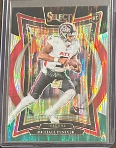 2024 Select Football Michael Penix Jr. #80 RC Concourse Black and Green Shock - Picture 1 of 2