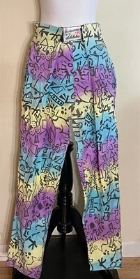 Vtg 80s 90s Hip Hop Graffiti Muscle Baggy Hammer Pants - Image 1 of 4