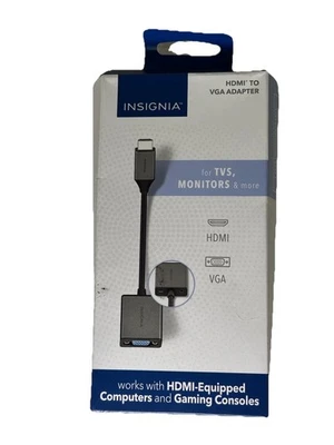 INSIGNIA - HDMI to VGA CONVERTER ADAPTER…NS-PAHDVG… - Image 1 of 3