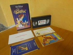 La Bella E La Bestia Vhs Disney 1993 Con Cartoline E Catalogo - Foto 1 di 11