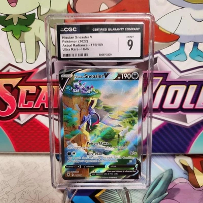 CGC 9 Hisuian Sneasler V 175/189 Alt Art - Astral Radiance - Pokemon -SHIPS FAST - Image 1 of 2