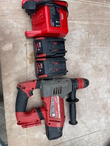 Milwaukee M18ONEFHPX-801X 28V Fuel One-Key SDS Plus Hammer with 2x 5.0Ah Battery - Picture 1 of 2