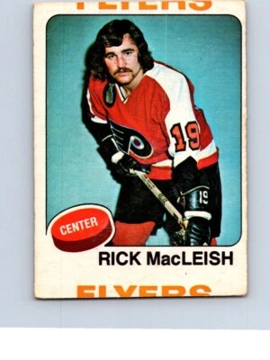 HOCKEY CARD O-PEE-CHEE 1975 PHILADELPHIA FLYERS RICK MacLEISH *ERROR CARD* NO403 - Image 1 of 2