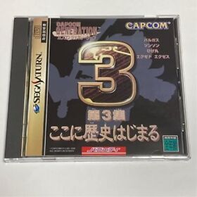 Capcom Generation Vol.3 History Begins Here Sega Saturn SS Japan JP