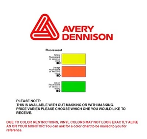 1" X 50 YDS AVERY FLUORESCENT VINYL RACE CAR PINSTRIPE TRUCK AUTO VEHICLE - Bild 1 von 2