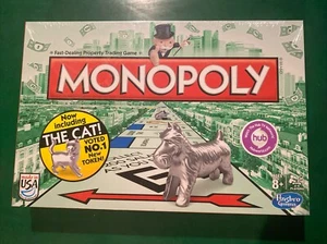 Monopoly Classic Board Game with New Cat Token BRAND NEW/SEALED - Picture 1 of 3