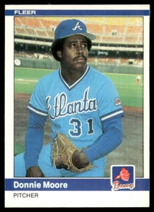 1984 Fleer #185 Donnie Moore - Picture 1 of 2