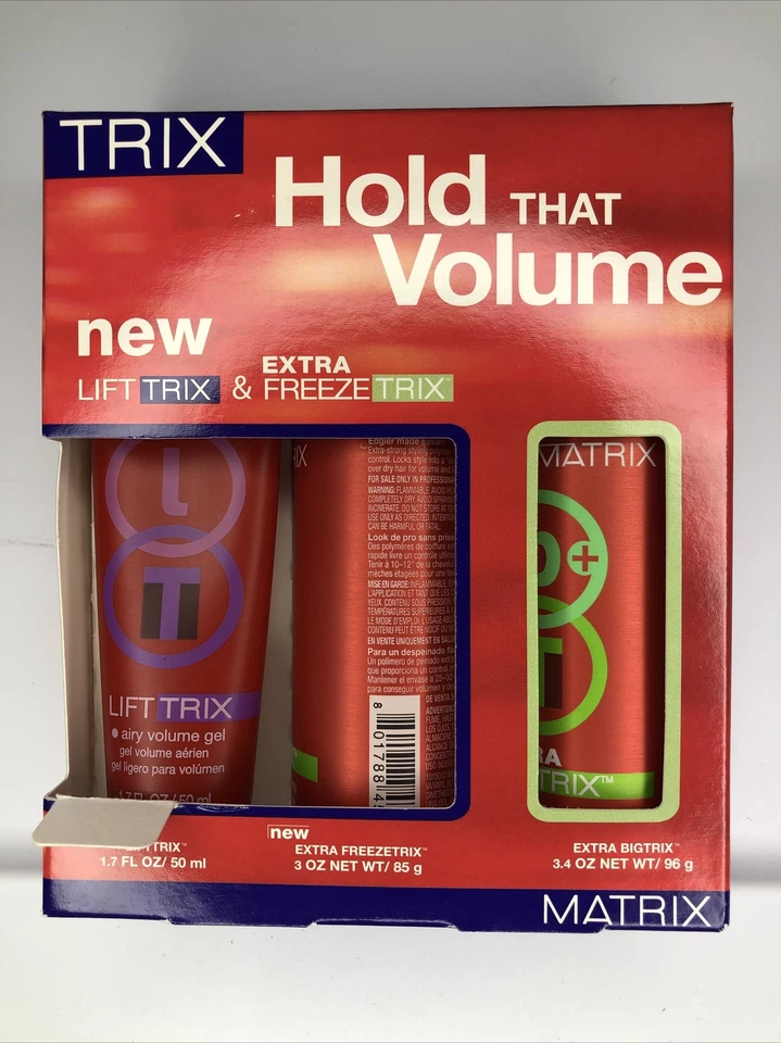 Matrix Hold That Volume Lift Trix Extra Freeze Trix Extra BigTrix 礼品套装 全新 — 第 1/1 张图片