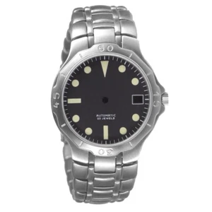 Titanium wristwatch case 37 mm diameter, incl. strap and dial - Picture 1 of 5