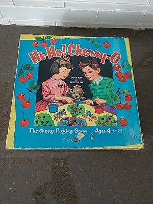 Hi-Ho! Cherry-O 1960 Original Vintage Juego de Mesa Infantil Foto 1 de 4