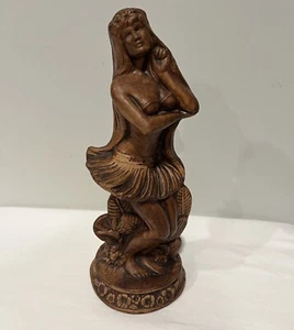 Vintage Treasure Craft of Hawaii Maui Hula Dancer Female Ceramic Figurine 9” - Picture 1 of 12