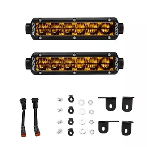 Kit de luces antiniebla amarillas selectivas Rigid Industries 37201 para Toyota serie SR de 6 pulgadas - Imagen 1 de 4