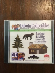 Diseños de patrones de software de bordado Dakota Collectibles Lodge Living - Imagen 1 de 2