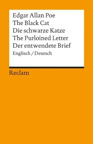 Die schwarze Katze / Der entwendete Brief : Edgar Allan Poe  : English & German - Image 1 of 1