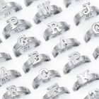 Bulk Lots 30 A-z Letters Rings Mix No Fade Personality Name Friends Jewelry Gift